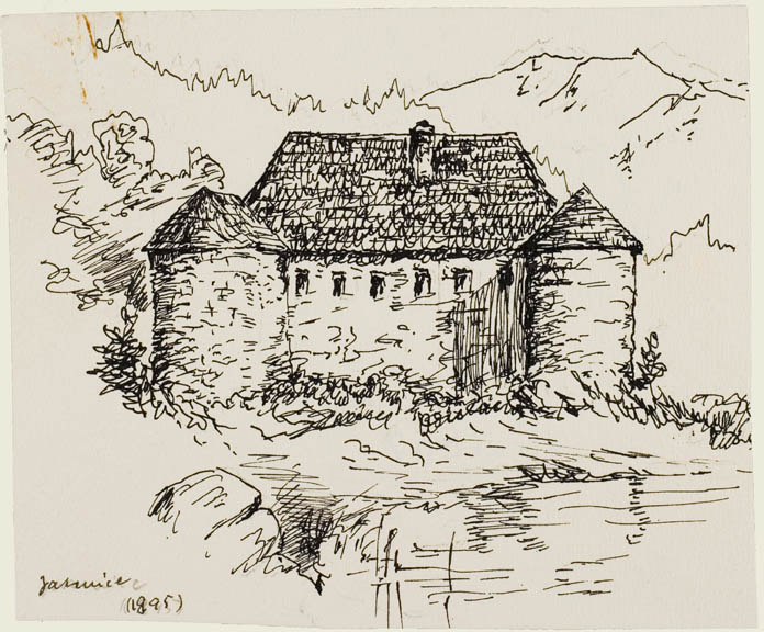 Lička Jesenica. Stari grad,1895.