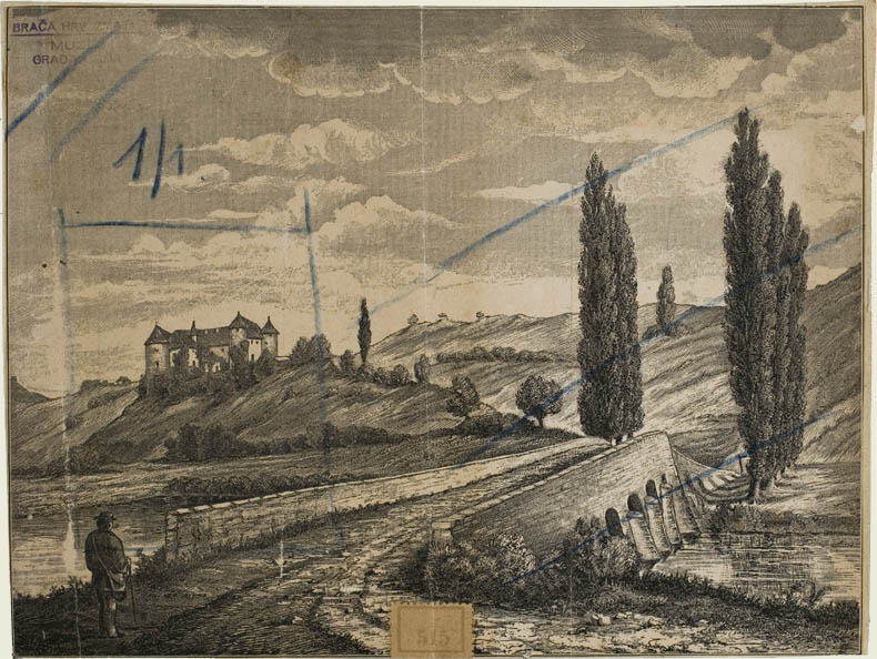 Novigrad na Dobri. Dvorac, prije 1882.